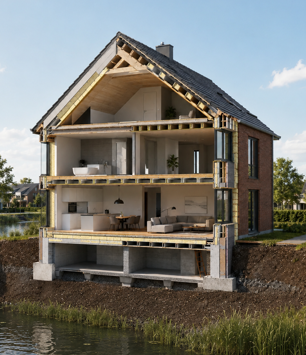 Interactieve woningisolatie mobiel